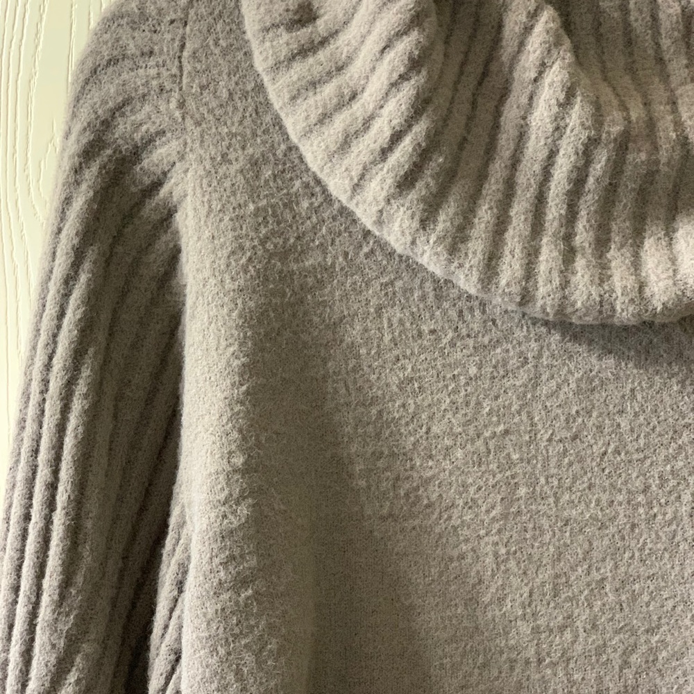 Express Ribbed Cowl neck Sweater - Picture 3 of 3